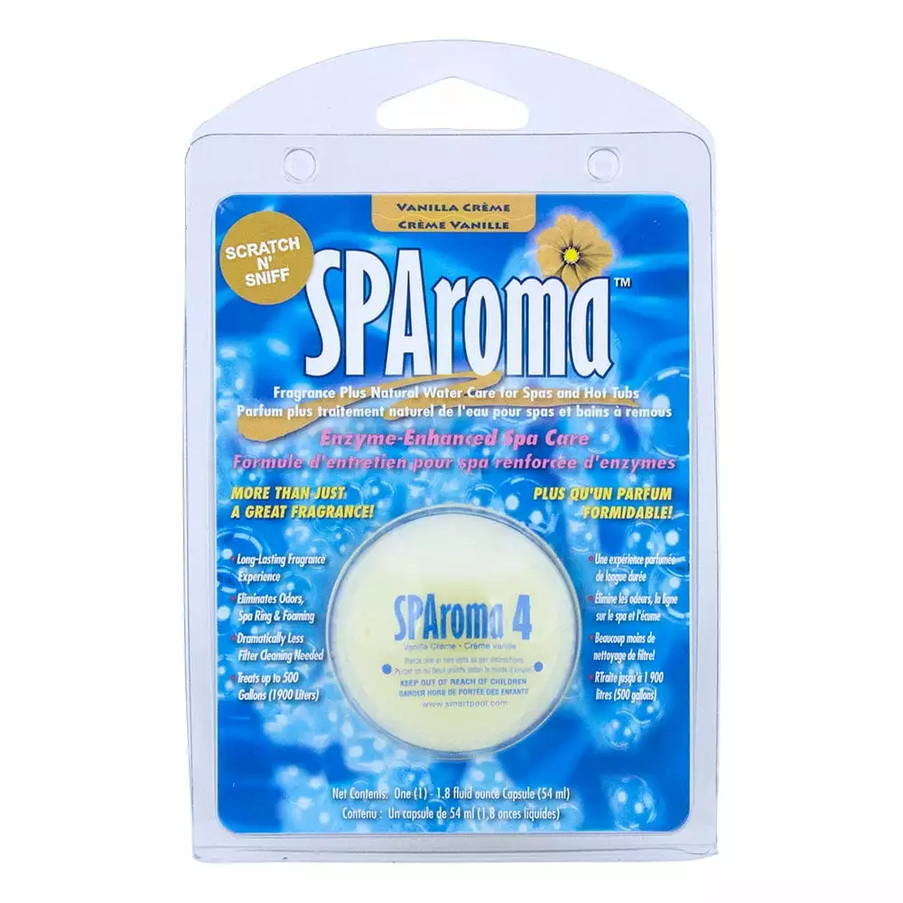 Aqua Pill Spa Fragrance Vanilla Creme 4 Pack Hot Tubs Aquapill