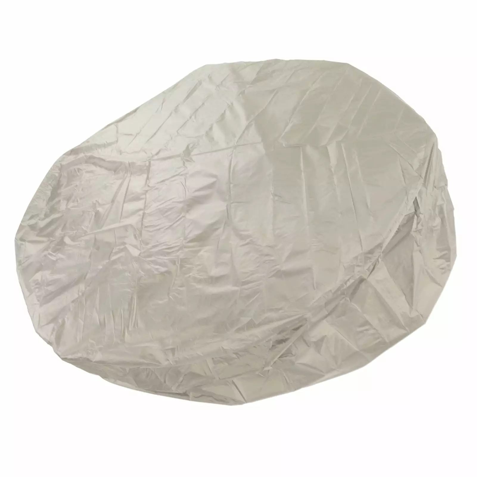 2024 Outdoor Round Bathtub Cover 190x90cm Beige Waterproof Hot Tub Dust Cover Silver Polyester Taffeta