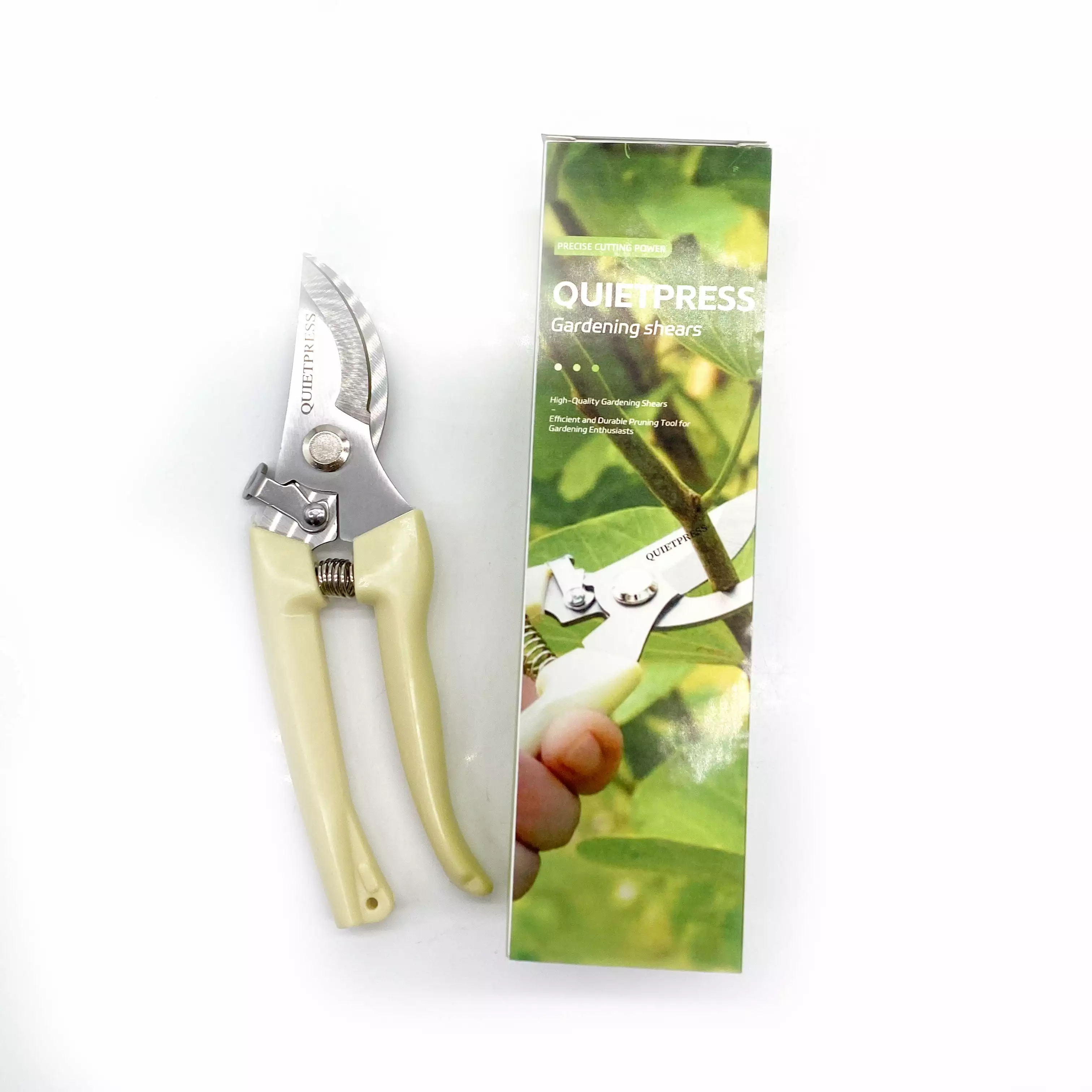 QUIETPRESS+Gardening shears - Productive and Long-lasting Pruning Tool Gardening Enthusiasts