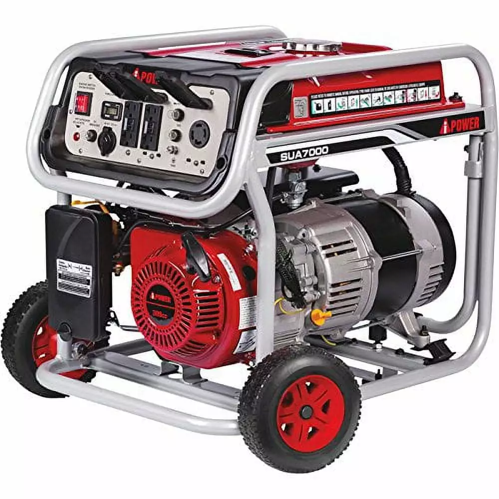 -iPower SUA7000 Watt Travel-friendly Generator
