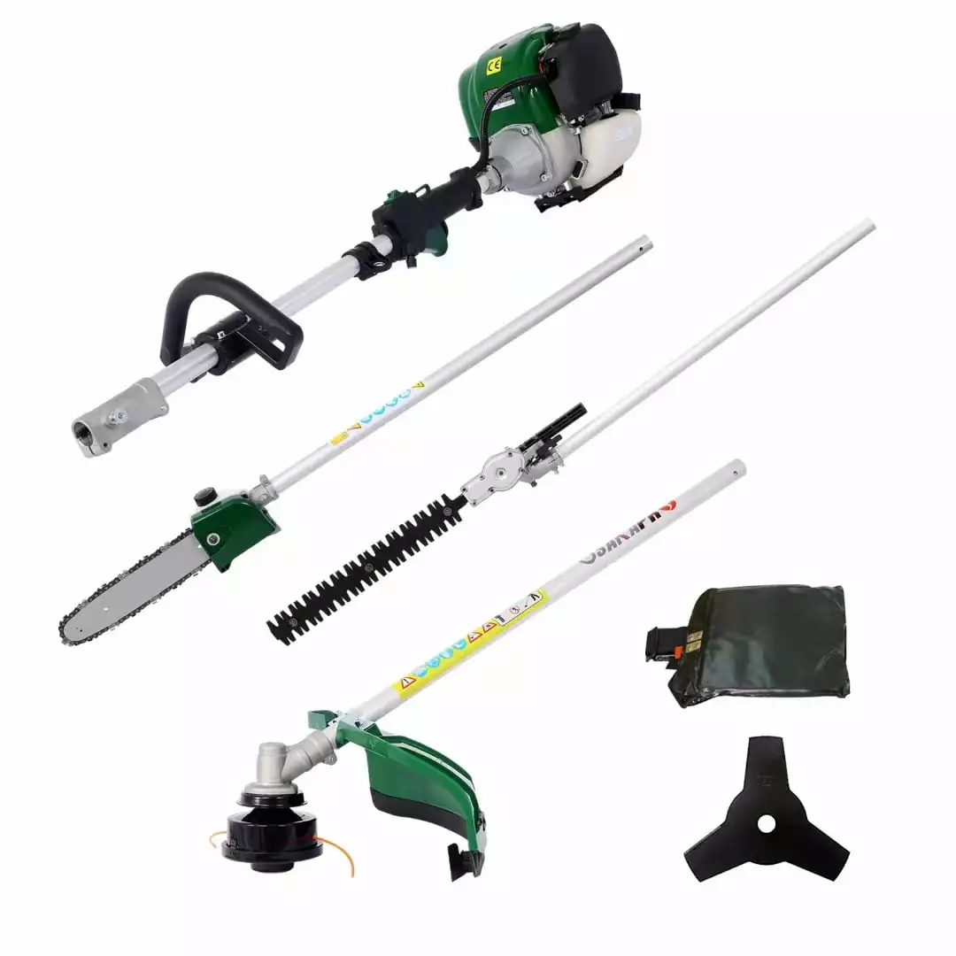 4 1 Multi-Practical Trimming Tool. 31CC 4-Cycle Garden Tool System Gas Pole Saw. Hedge Trimmer. Grass Trimmer. and Brush C...