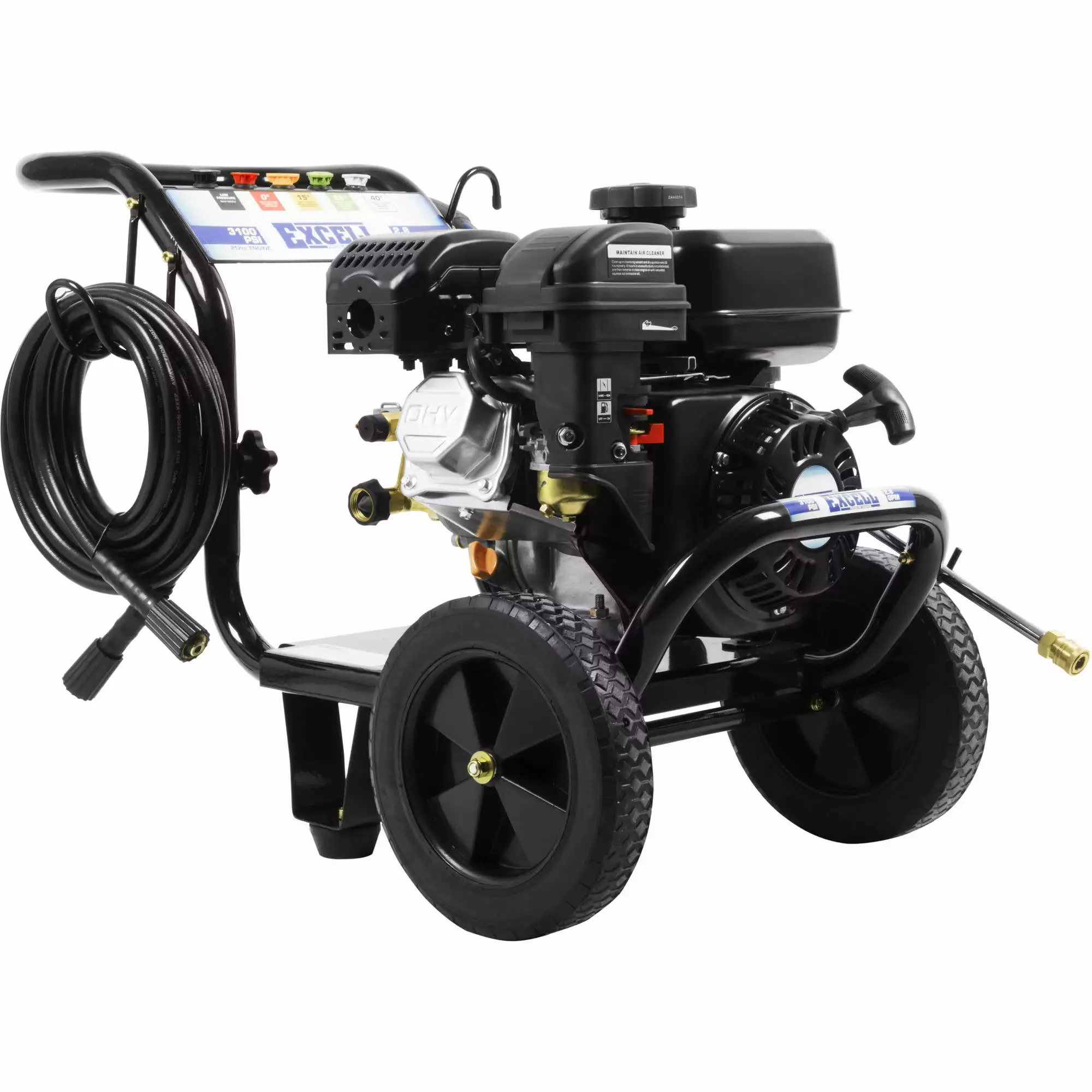 Excell 3100 PSI. 2.8 GPM Gas High Pressure Washer