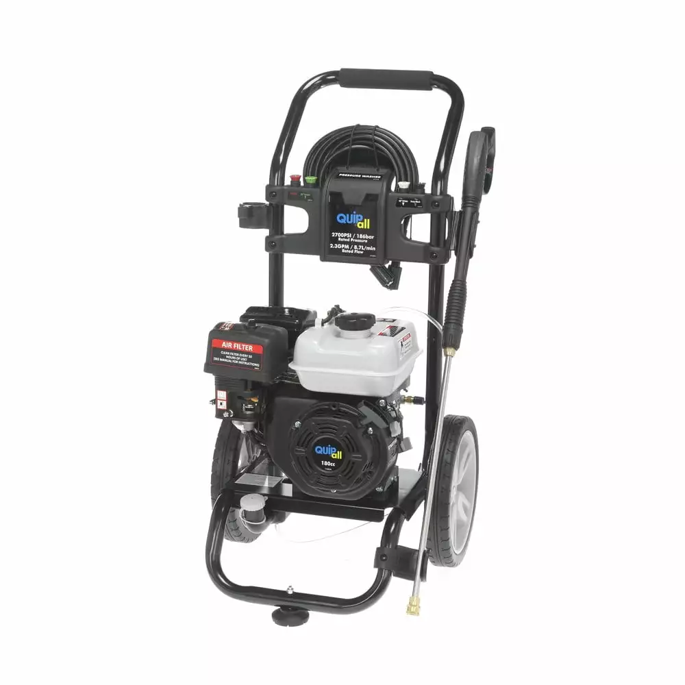 Quipall 2700GPW 2700 PSI 2.3 GPM Gas Pressure Washer (CARB)
