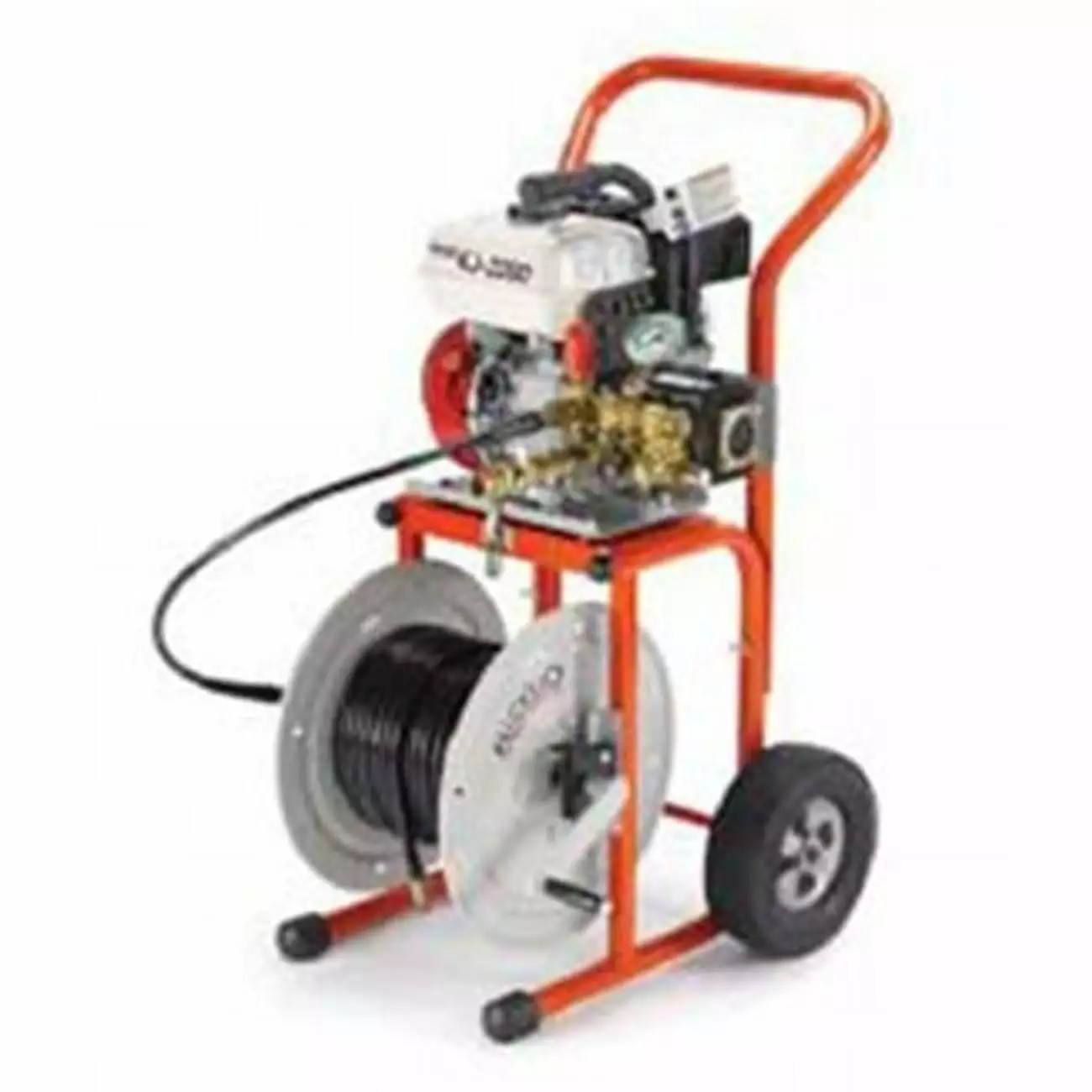 Ridgid 63882 Model KJ-2200-C GasoLine Powered Jetter w/Pulse. Nozzles. Hose/Cart Ridge Tool
