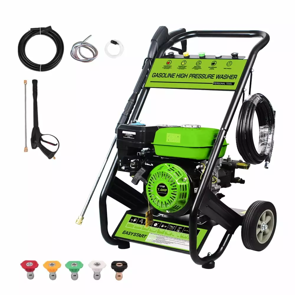 Roadstar Gas Pressure Washer. 2600PSI 2.38GPM 196CC. Cars. Fences. Patios. Driveways. EPA Compliant