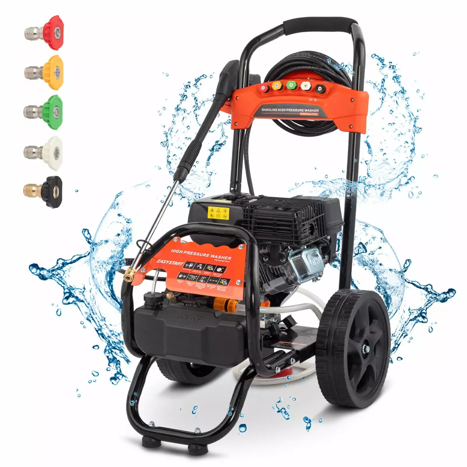 3200 Gas-Powered 3200 Psi 212Cc Pressure Washer. Black 2.5 Gpm XGBY Home Products