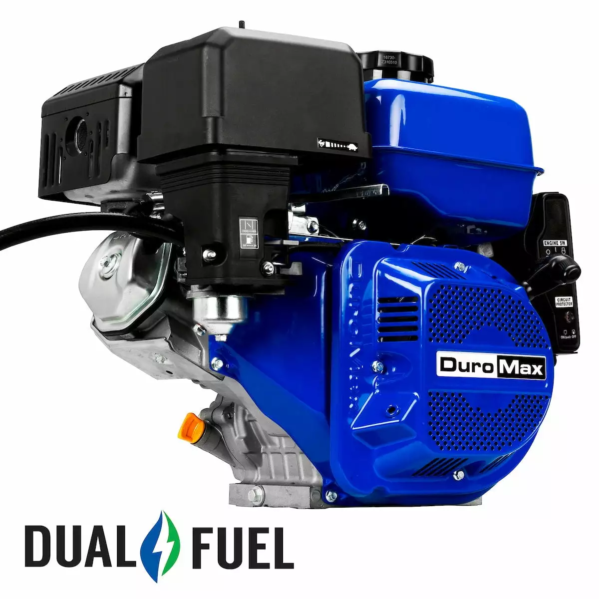 DuroMax XP18HPX 439cc 1in. Shaft Recoil Electric Start Horizontal Dual Fuel Engine