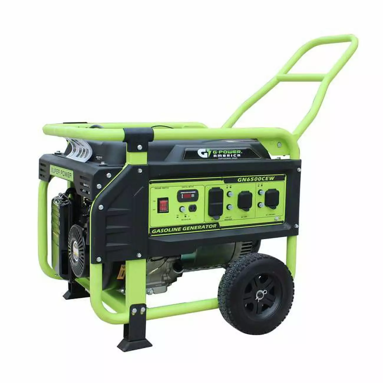 6500-5300W Atlas Series Gasoline Powered Recoil Start Travel-friendly Generator 306cc 11-HP Professional Engine Go-for-Gold