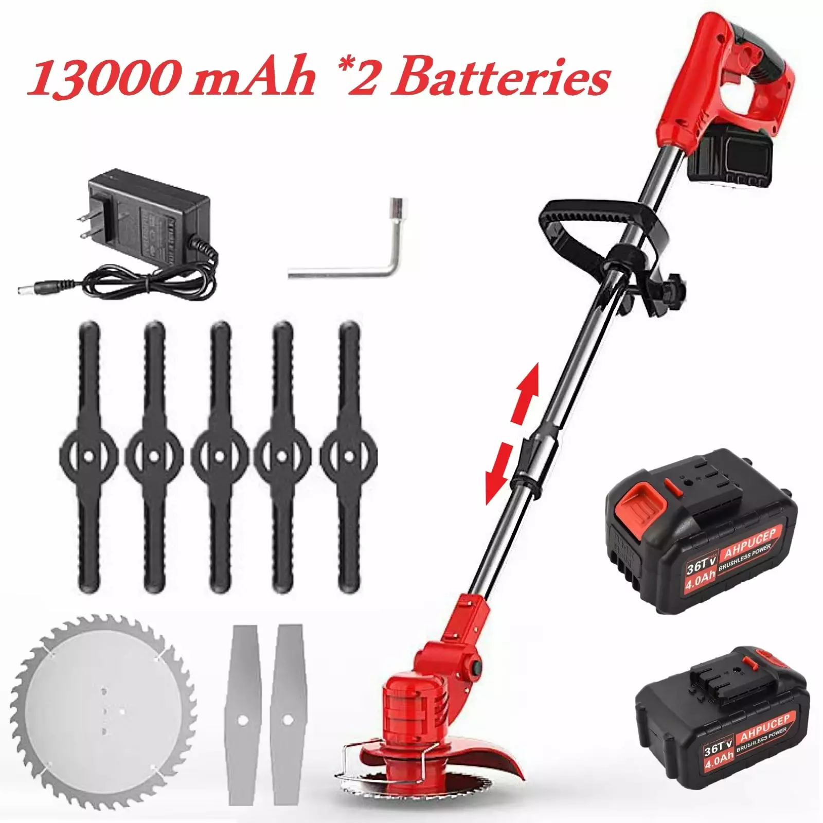 Belita Amy Weed Wacker Cordless Brush Cutter.Electric Brush Cutter Stringless Weed Eater Battery Weed Wacker Battery Power...