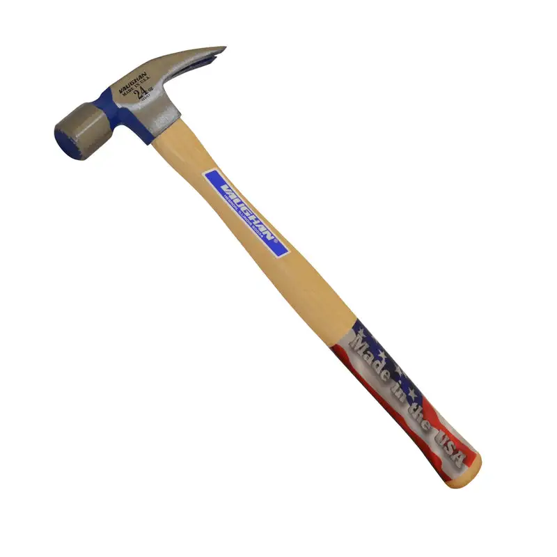 Vaughan 23 oz Milled Face California Framing Hammer Hickory Handle 17 Inch