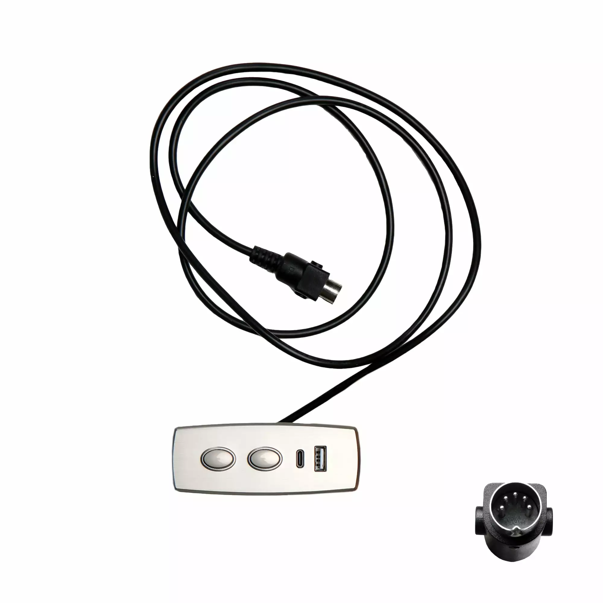 Power Recliner Couch Electric Sofa 2 Button 5 Pin Hand Control Switch USB Type and C Port D&L