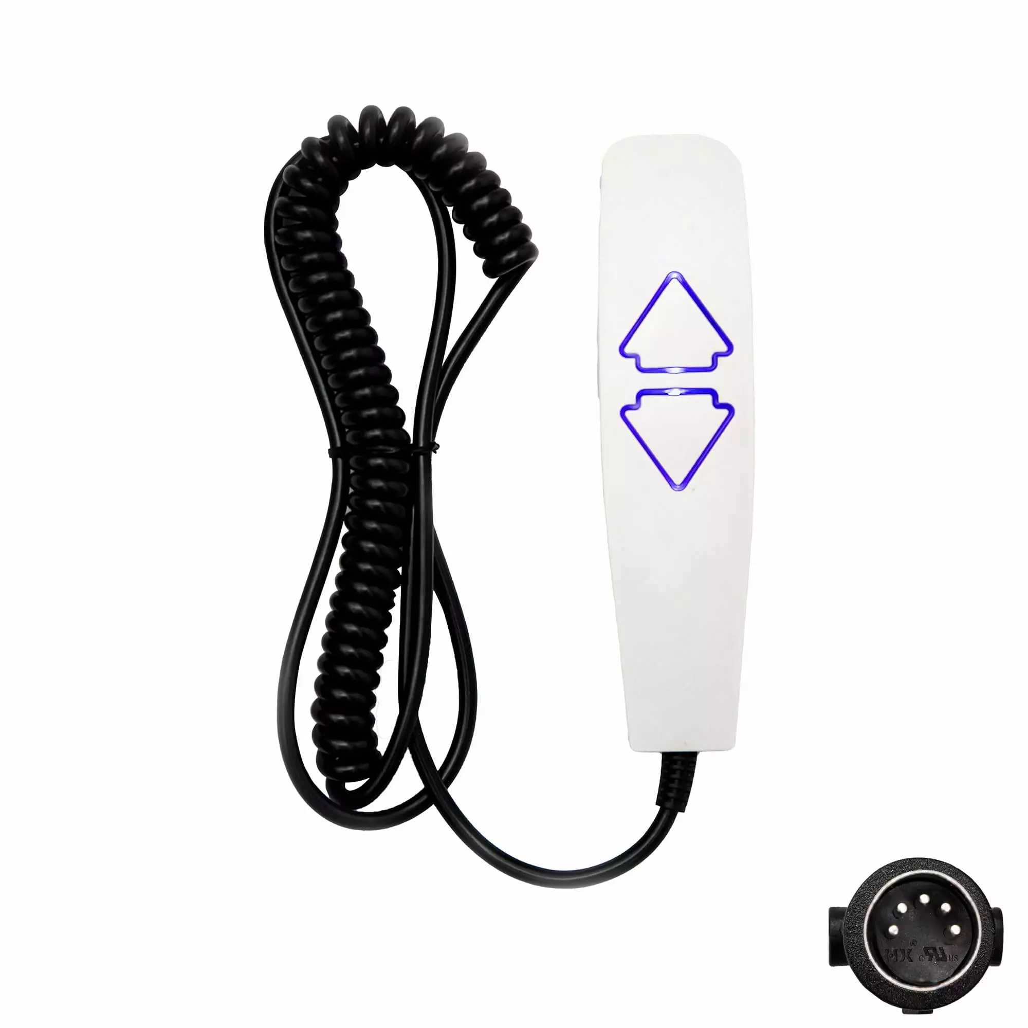 2 Button 5 Pin Prong Remote Handset Controller USB and Backlight Lift Chairs Power Recliners Musheng