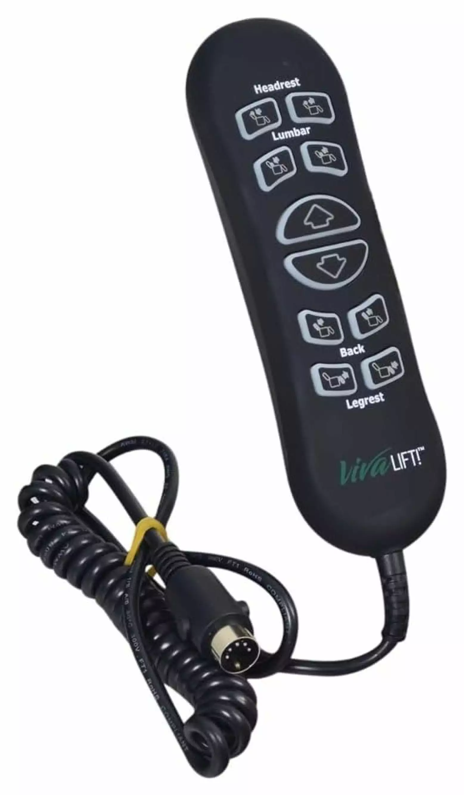 WIixle 10-Button Hand Control Pride VivaLift Lift Chairs Standard Models Replacement Power Recliner Viva Lift Chair Lumbar...