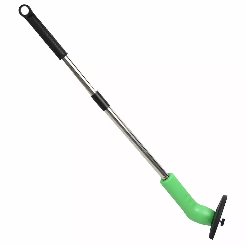 1 Set Mini Lawn Mower Handheld Mower Telescopic Rod Weed Trimmer Travel-friendly Mowing Machine Lawn Garden Use (Green Ser...