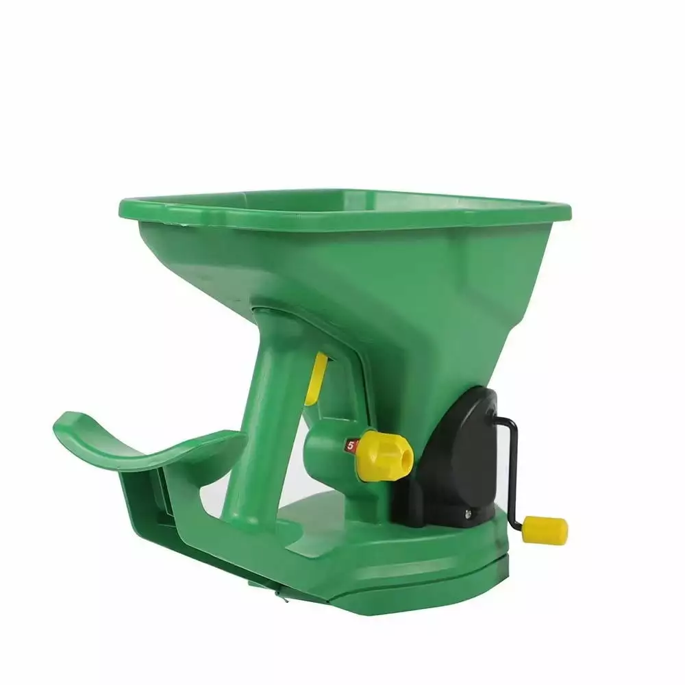 Gardening Handheld Seed Spreader Travel-friendly Manual Seeder 1.5L Capacity 5 Gears Adjustable Sowing Fertilizing Melting...