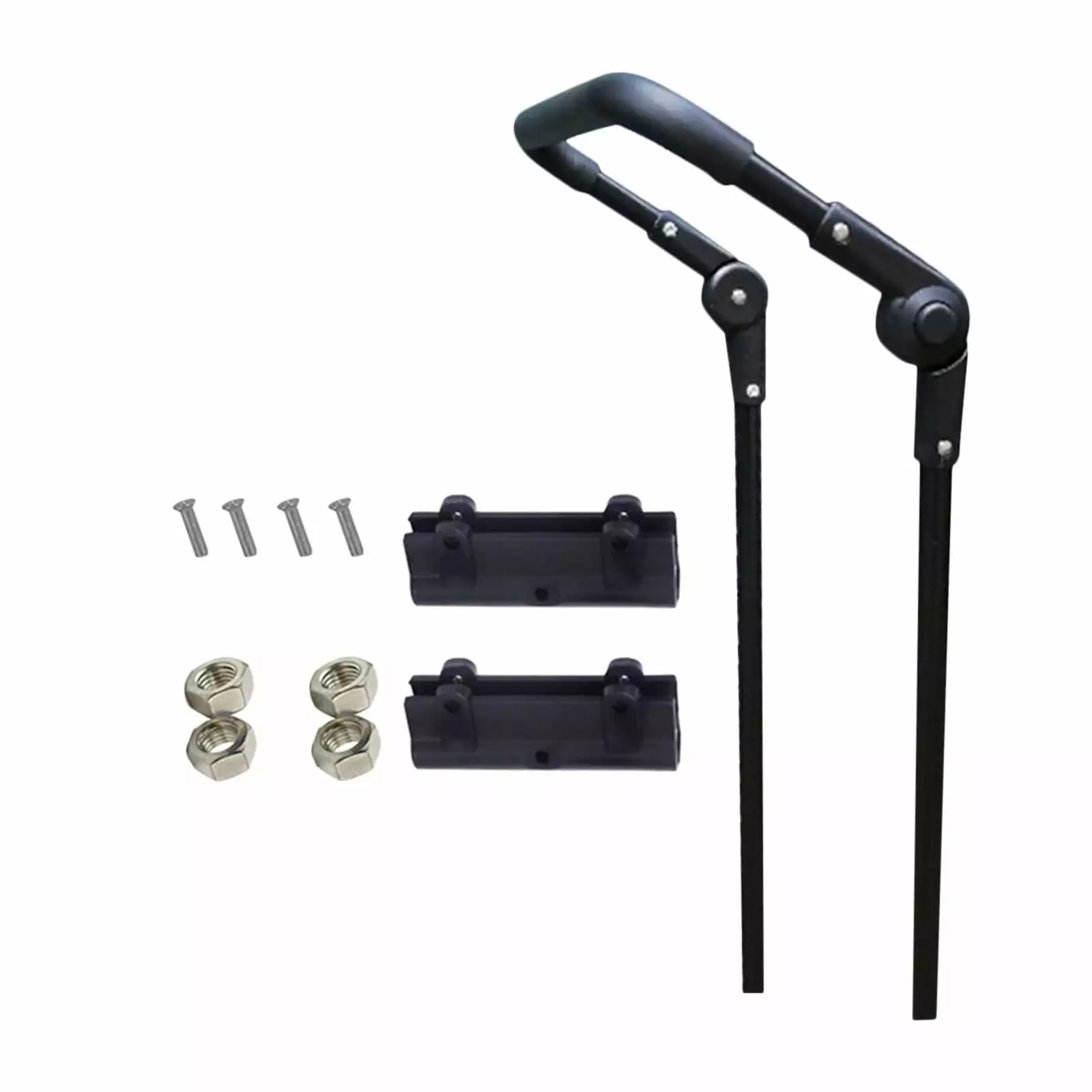 figatia Foldable Wagon Push Handle Cart Trolley Handle Easy to Install Removable Push Pull Bar Outdoor Camping Wagon Garde...