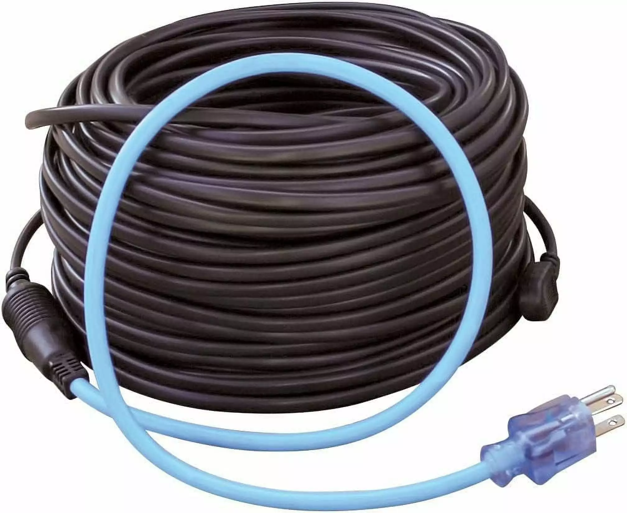 Clear Power100ft Roof & Gutter Deicing Kit. 500W. 2ft 18/3 SJTW Power Cord w/ Power Indicator Light. CPRH004