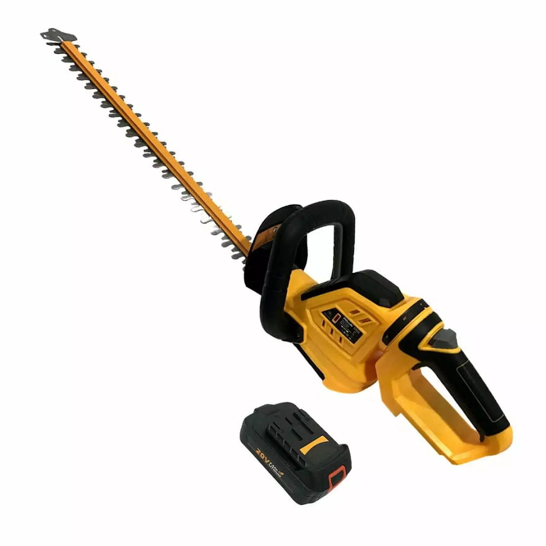 ZEGJAW 20V Cordless Hedge Trimmer 22inch Dual Action Blade. Cozy Grip Handle. Include 20V Removable Battery