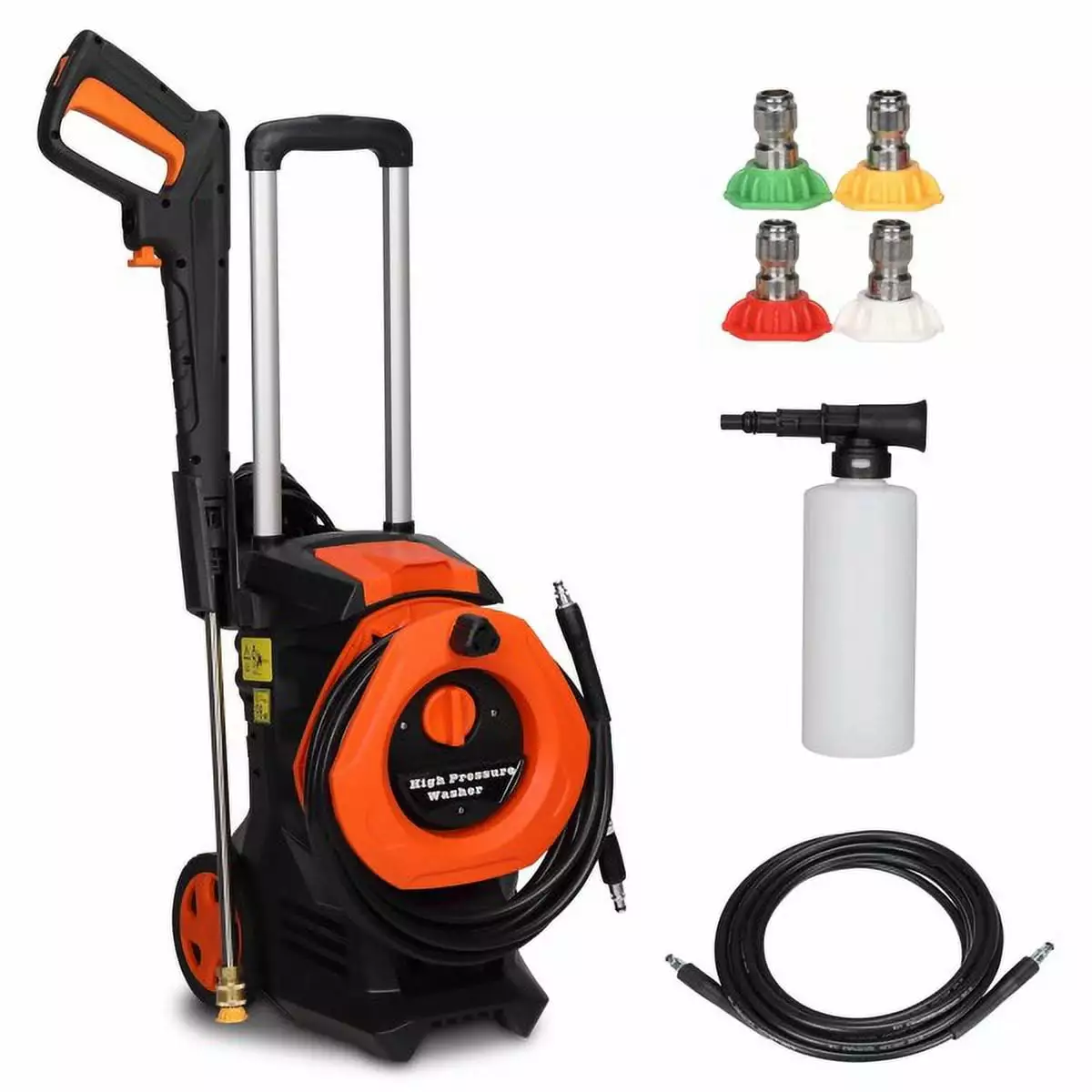 Fithood 110.00V 203A 1400.00W High Pressure Cleaner Orange