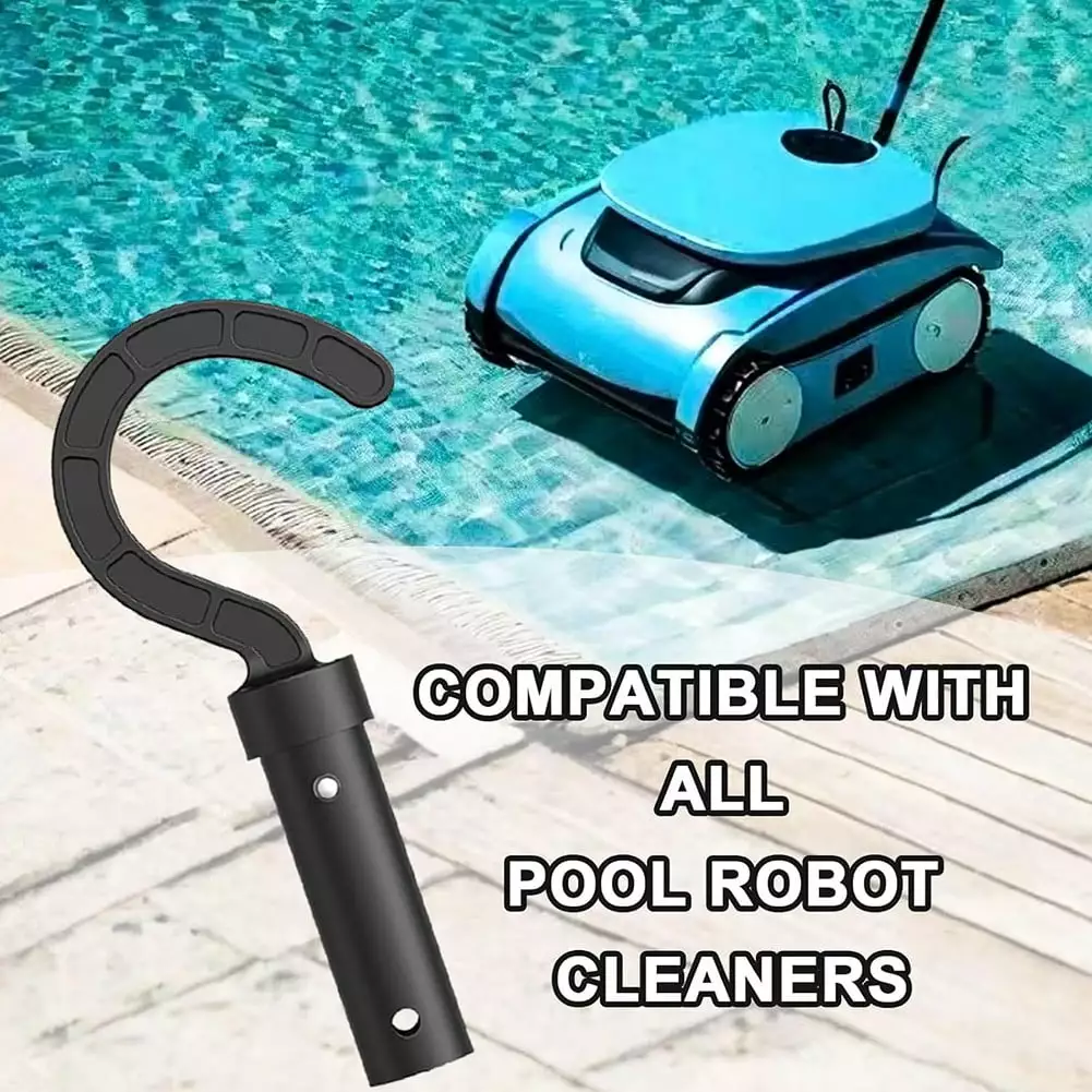 CPAN Cordless Robotic Pool Cleaner Black Hook CR6 Pro Telescopic Rods Accessories