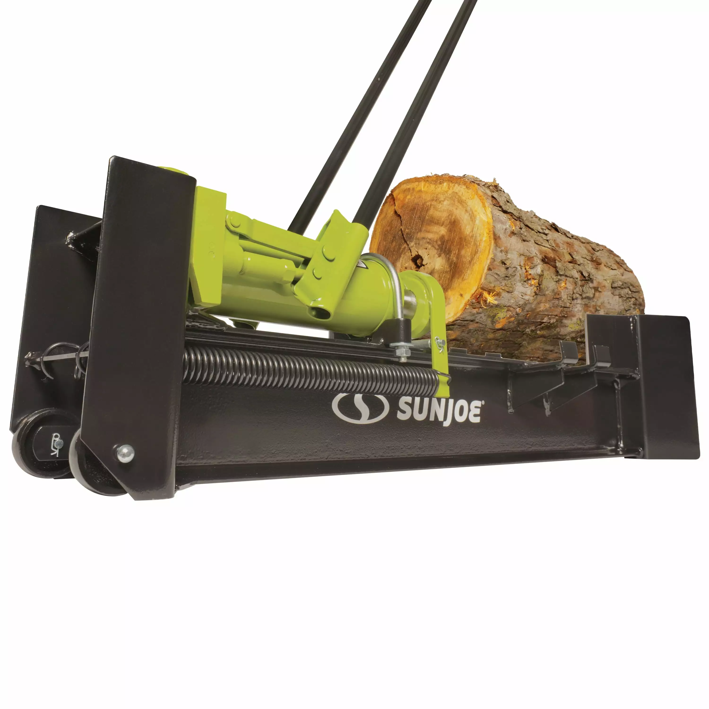Sun Joe Hydraulic Log Splitter. Built- Wheels. 10-Ton