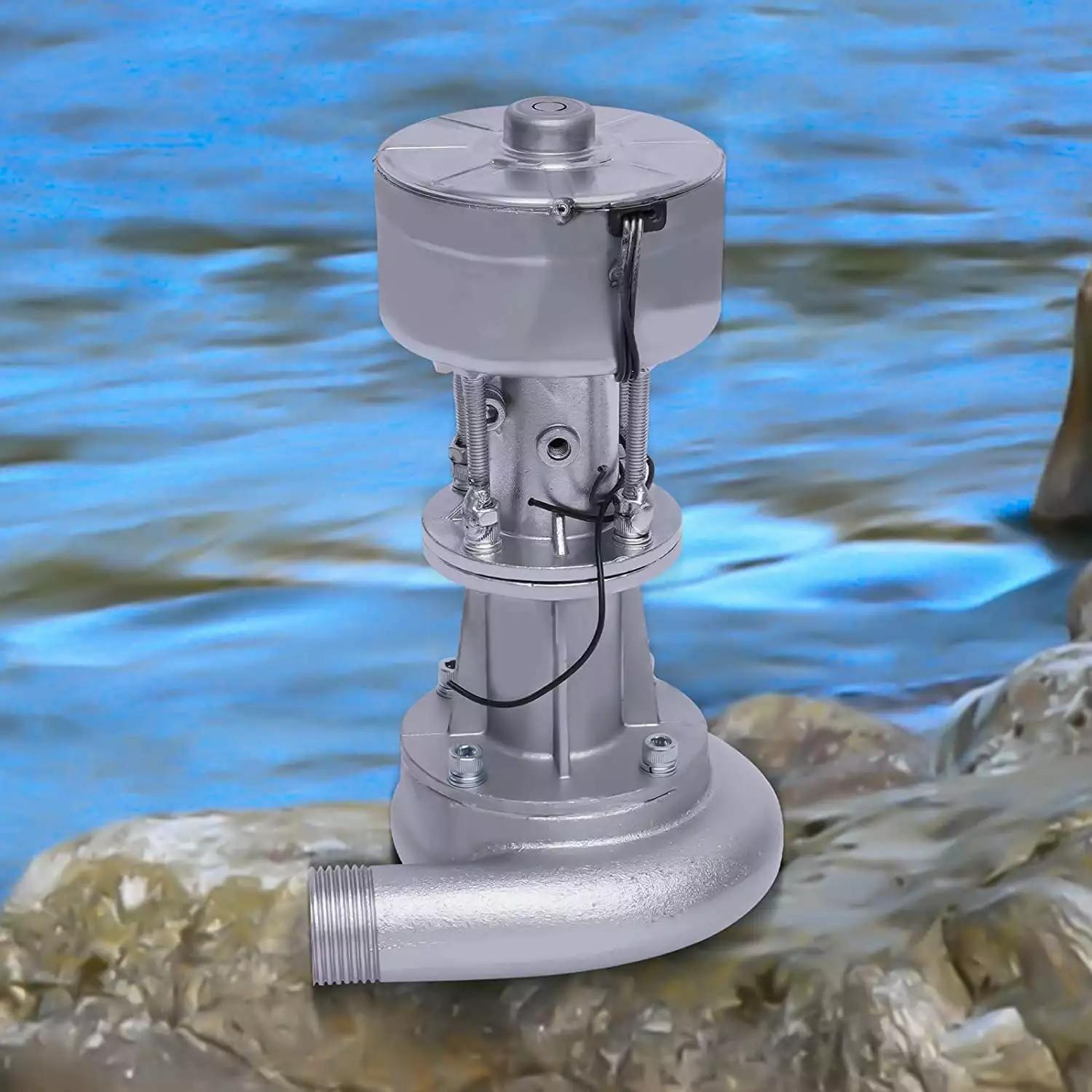 FETCOI Micro Hydroelectric Generator. 500 Watts 110V Hydroelectric Power Station Water Turbine Water Flow Generator High P...