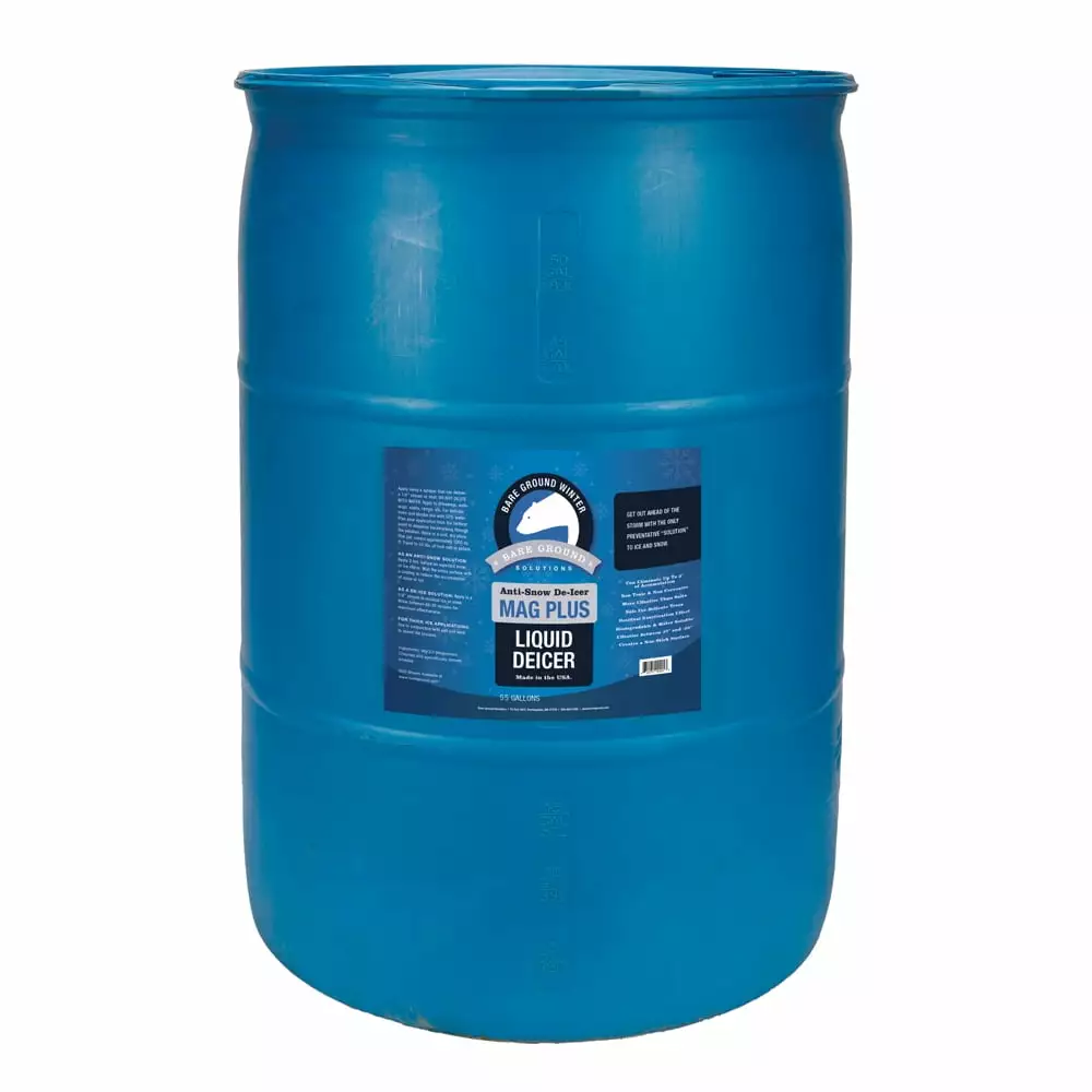 Bare Ground Mag Plus liquid deicer (55 gallon drum)