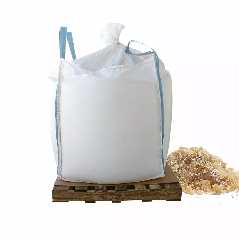 1000lb Skidded Supersack Bare Ground Tri-Blend Coated Granular Ice Pelt w/ Calcium Chloride Pellets