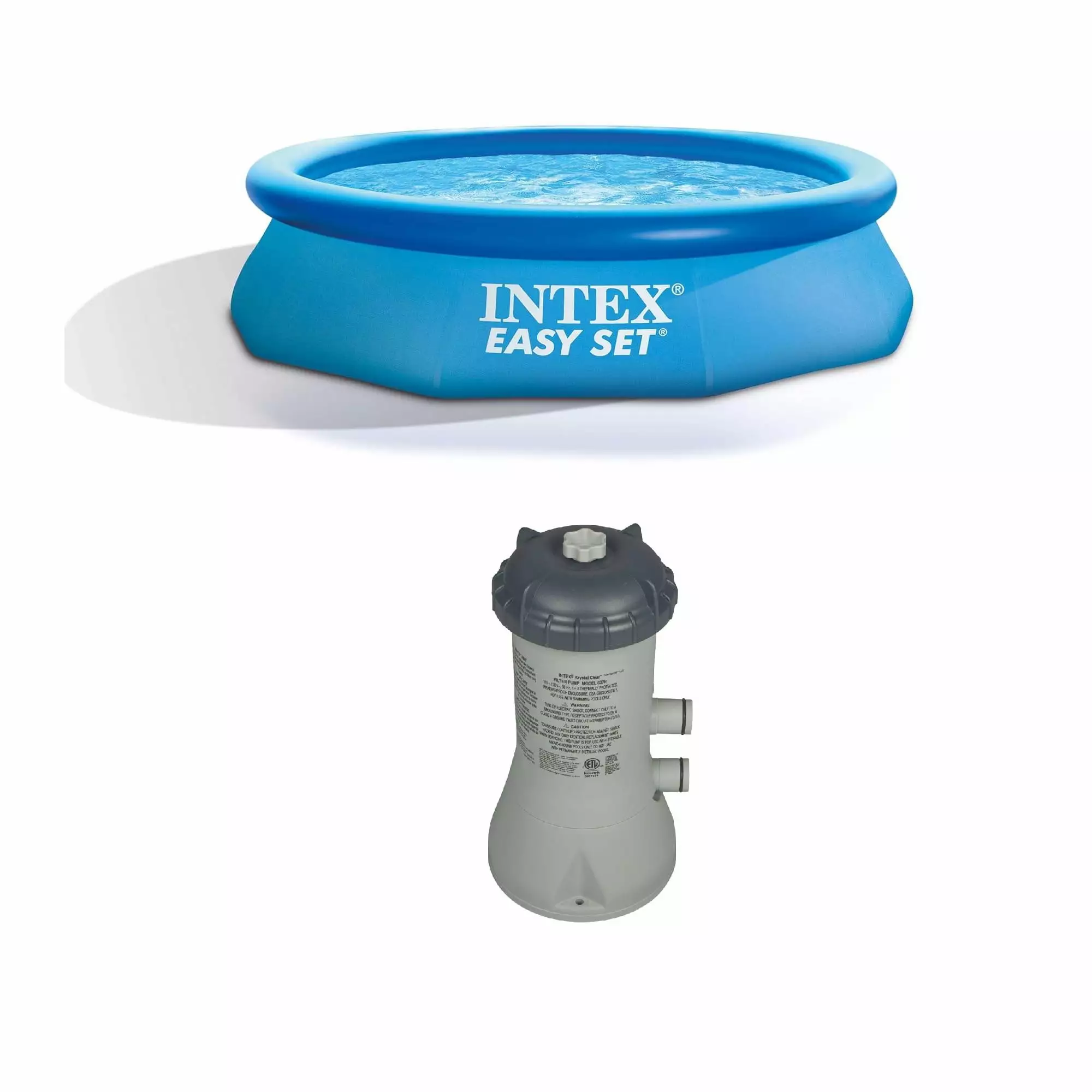 Intex 10' x 30' Above Ground Inflatable Pool and Cartridge Filter Pump System