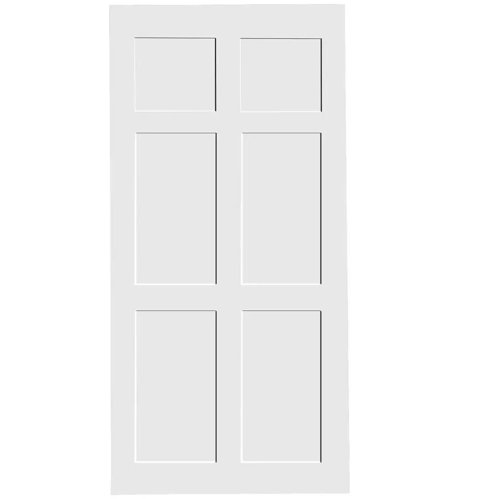 28 X 84 Six Panel Real Primed Door Slab DIY Panel Door Modern Interior Door Home Improvement rnb