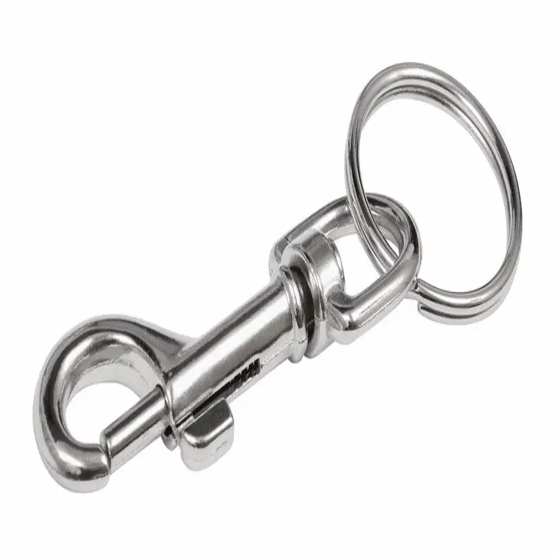 Hillman Metal Assorted Snap Hook Key Ring - Durable Key Organizer