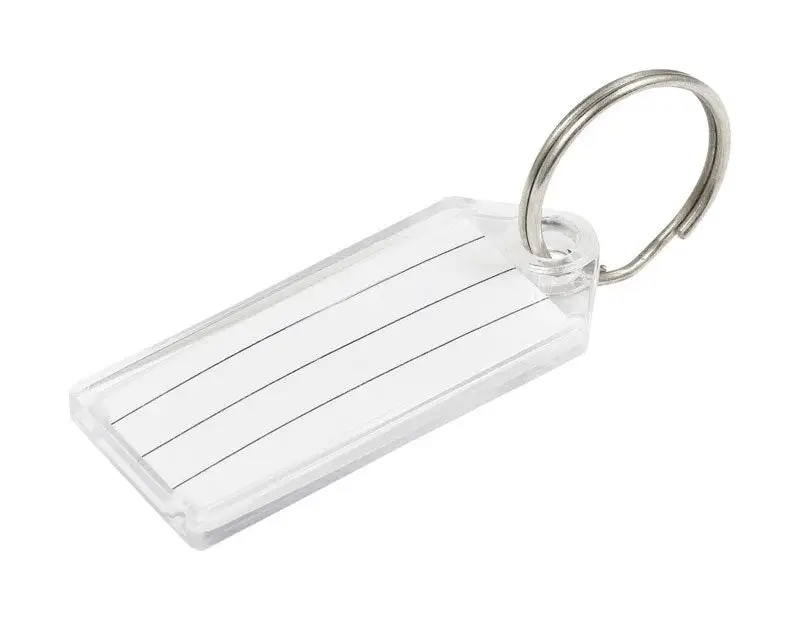Hillman Metal/Plastic Assorted Labeling/ID Key Tag Chain
