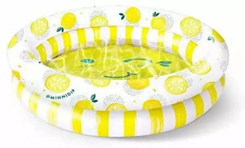 Minnidip Splash Citrus Minni Mini Kiddie Pool Toddlers