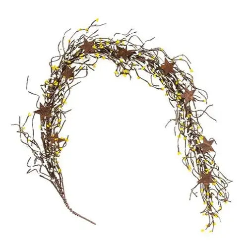 Halcyon Leaf Garland 6ft Natural Home Decor CWI