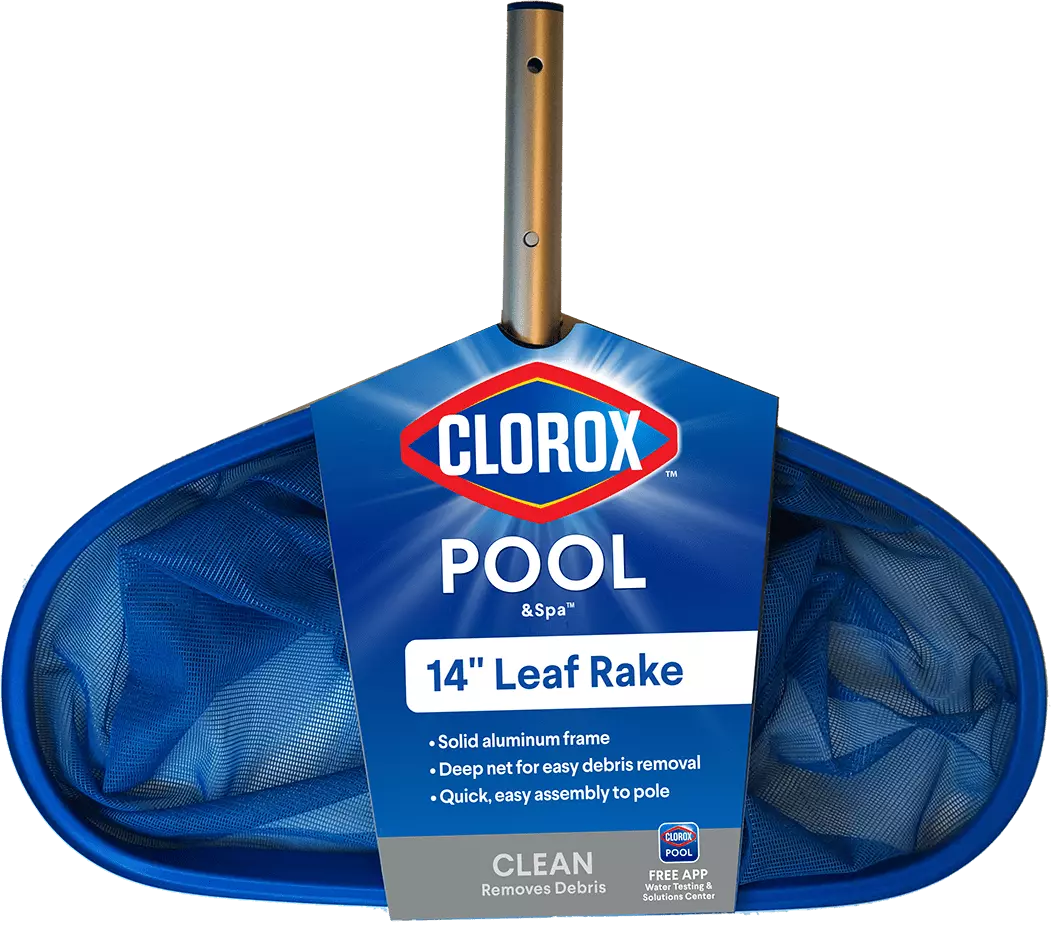 Clorox Pool Spa 14 Leaf Rake Push Click Quick Attachment Swimming Pools Easy Debris Removal Clorox Pool&Spa