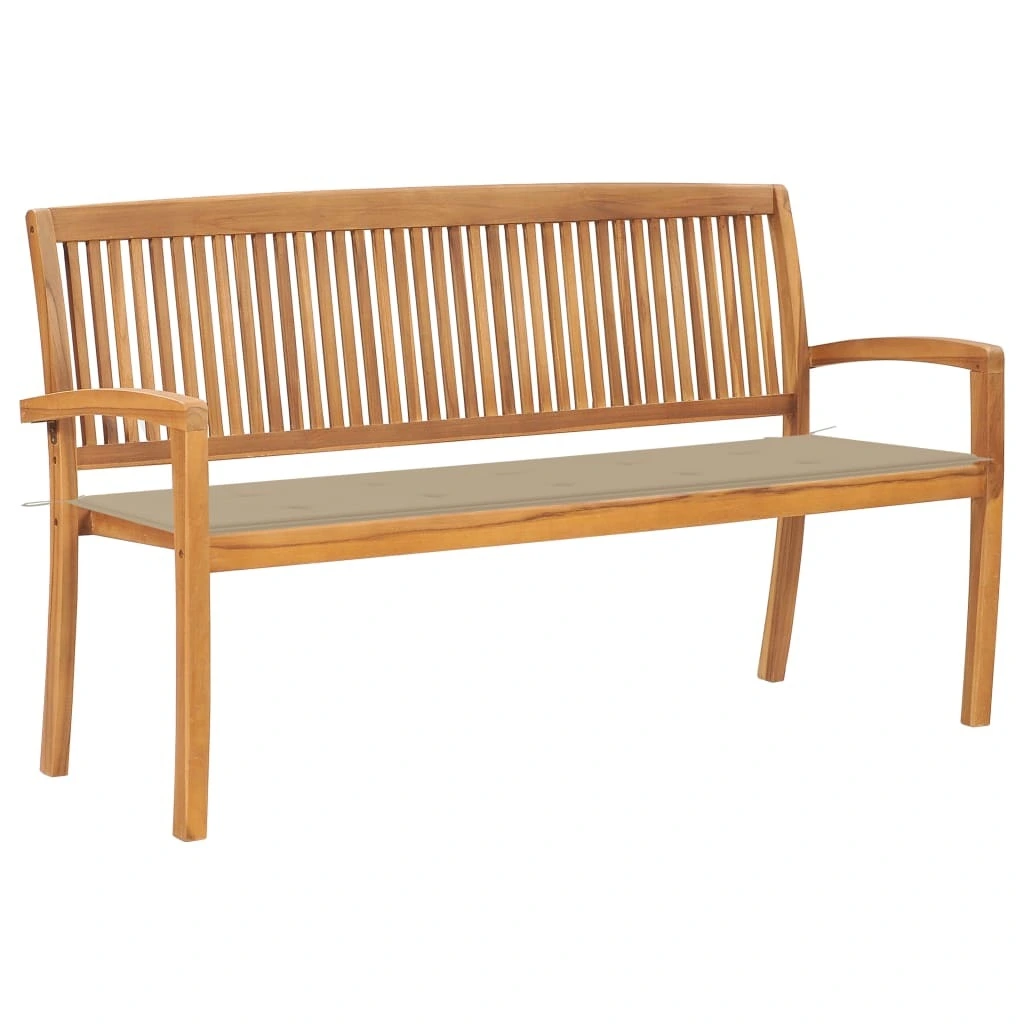 vidaXL Reclining Patio Chairs 4 Pieces Solid Teak Wood Lounge Chairs