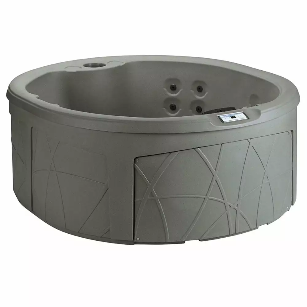 Lifesmart LS500 Plus C Arctic White Espresso Hot Tub