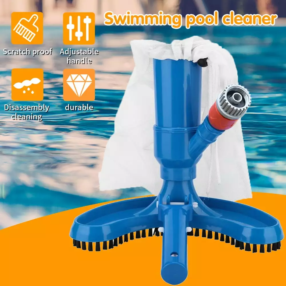 Portable Pool Vacuum Cleaner Above Ground and Inground Pools Spas Ponds Mascarry