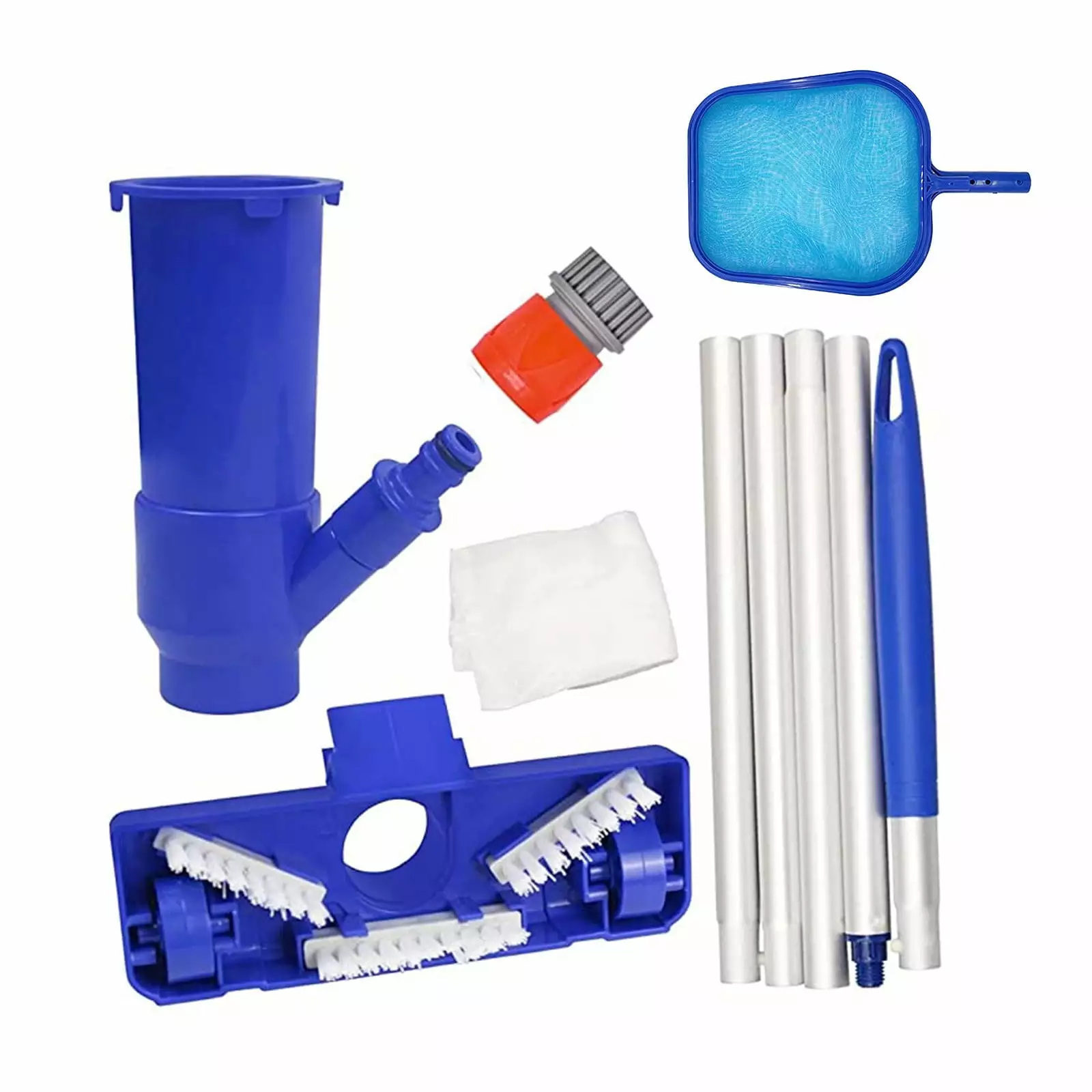 TaoGoods Portable Swimming Pool Vacuum Cleaner and Salvage Net Combination