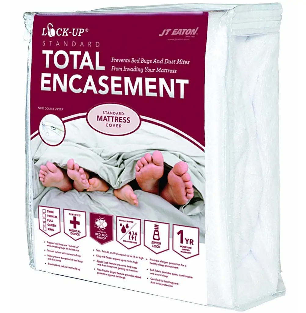 J.T. Eaton Full Mattress Encasement Home and Office Pest Control Supplies JT EATON