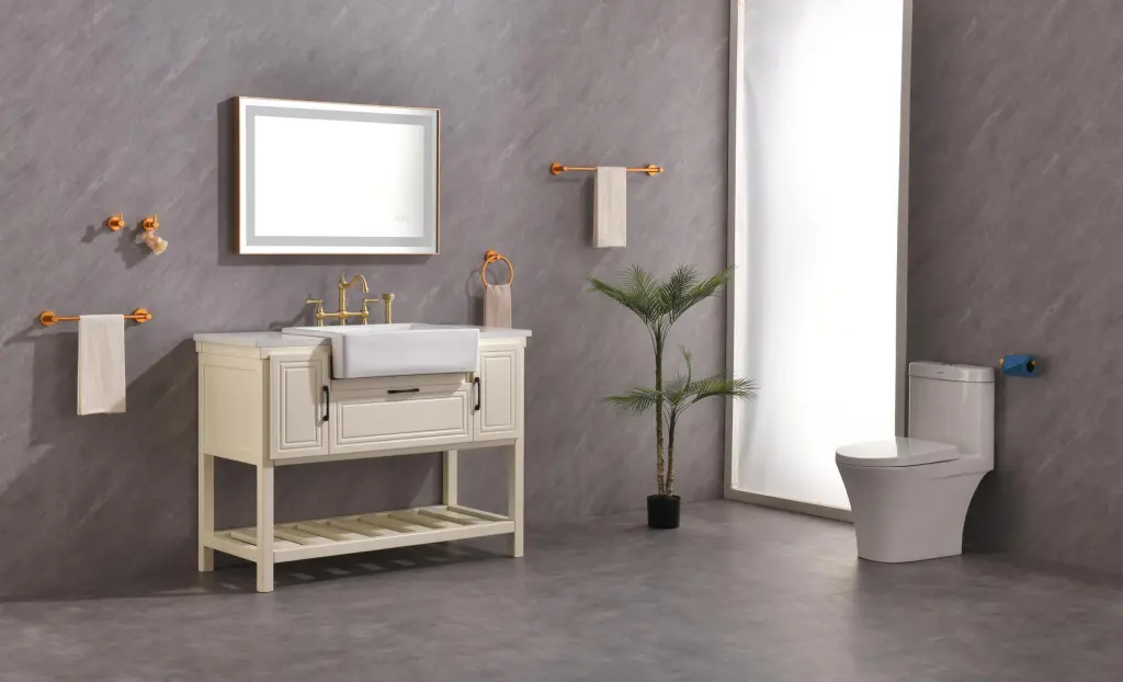 36x24 LED Lighted Bathroom Wall Mounted Mirror High Lumen Anti Fog rnb