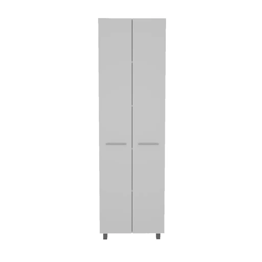Pantry Cabinet Phoenix Kitchen White Particle Board Storage Cabinet treevol furniture