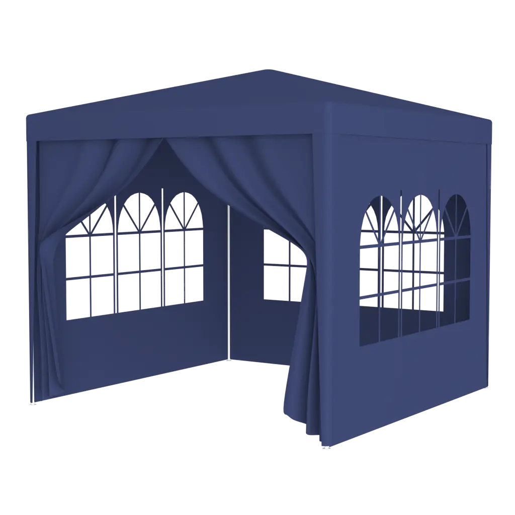 10'X10' Party Tent Outdoor Heavy Duty Gazebo - Wedding Canopy 4 Removable Sidewalls g-h