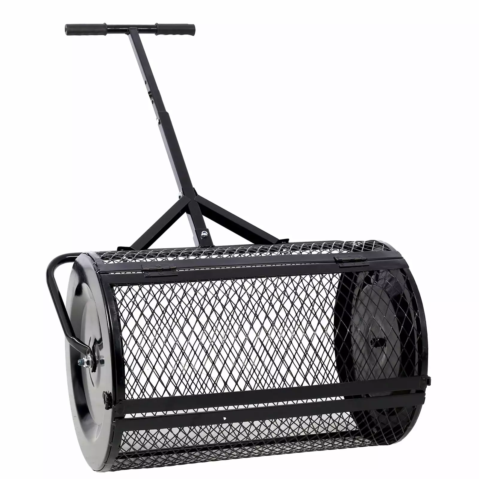 Peat Moss Spreader 24inch.Compost Spreader Metal Mesh.T shaped Handle planting seeding.Lawn and Garden Care Manure Spreade...