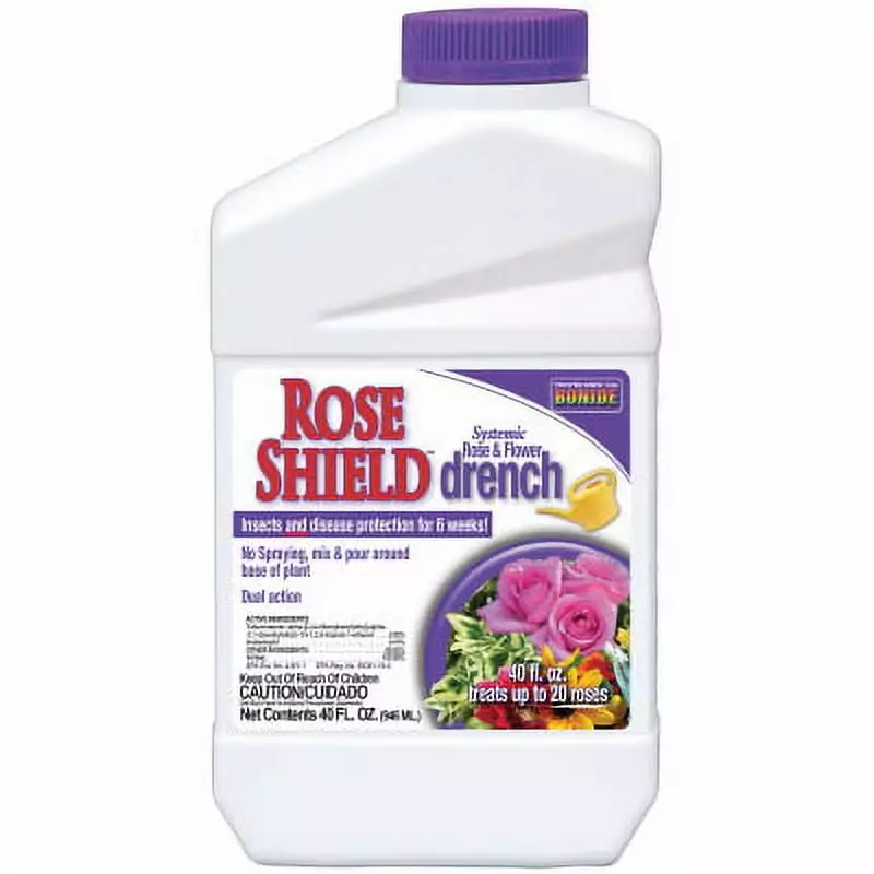 ROSE SHIELD 40oz Systemic Drench Roses 6 Weeks Protection