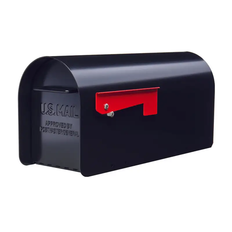 Gibraltar Grand Haven Classic Plastic Post Mount Mocha Mailbox Gibraltar Mailboxes