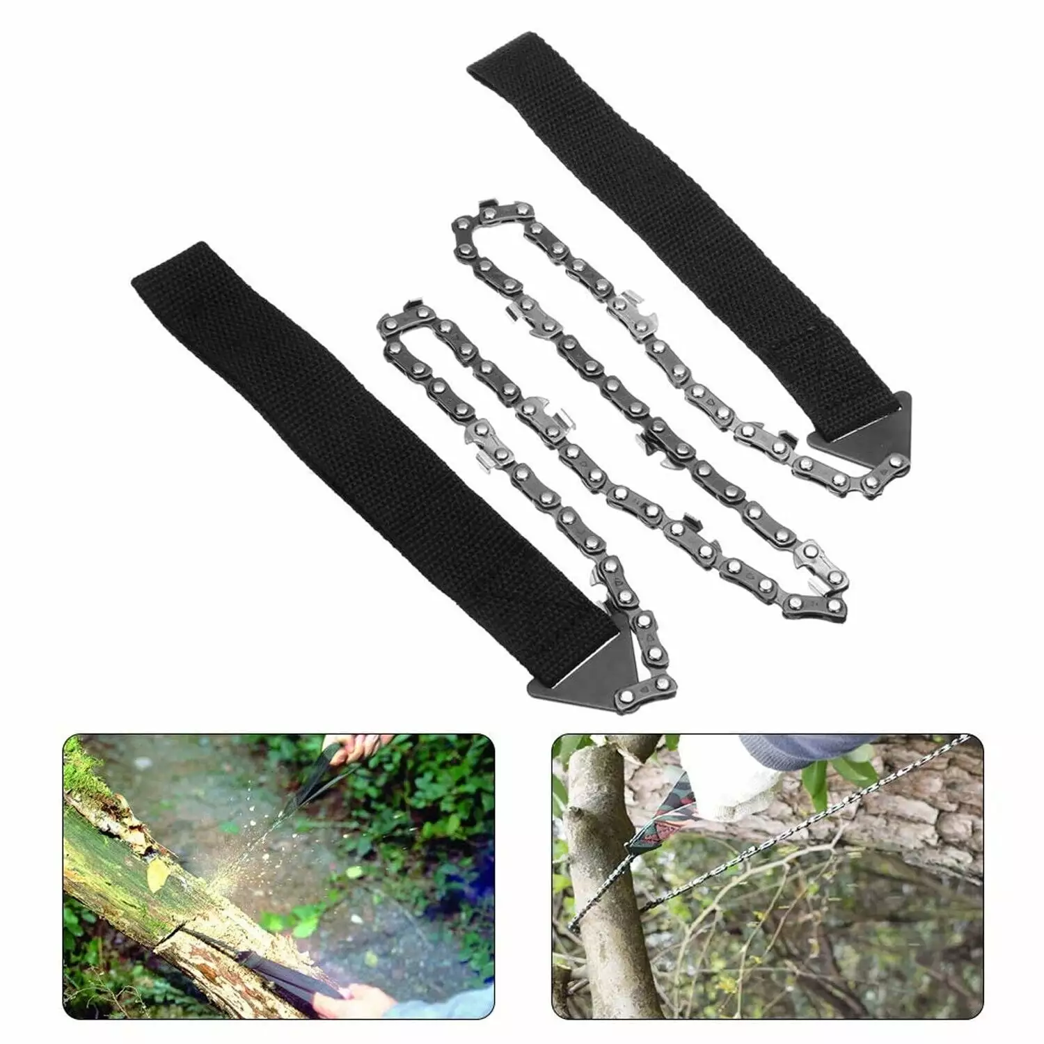 Survival Pocket Chainsaw Faster Hand Folding Saw Chain Camping Tree Cutting UN BRAND
