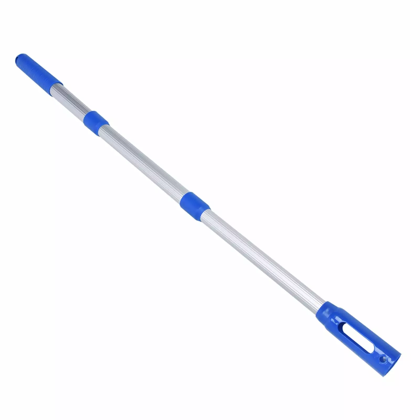 Domqga Swimming Pool Pole Telescopic Rod Pool Skimming Net Rake Brush - Adjustable Cleaning Accessories