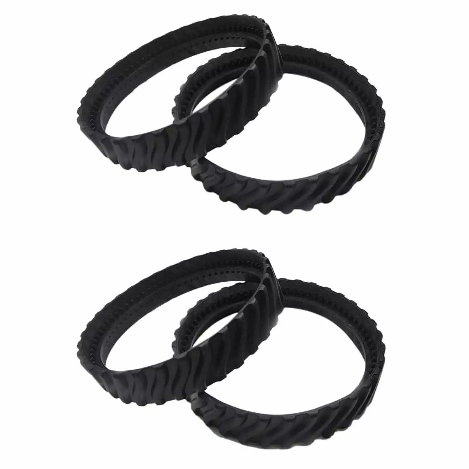 4Pcs Exact Track Replacement -Ground Pool Cleaner Heavy Duty Rubber Track Zodiac MX8 Elite MX6 Elite MX8 Mx6 POPIDOME
