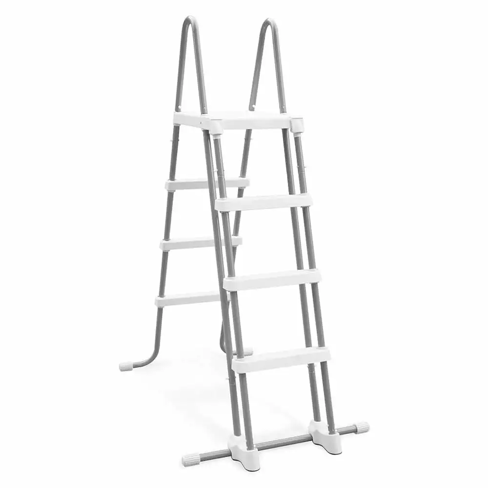 Intex 28076E Deluxe Pool Ladder Removable Steps 48 inch Depth Pools - 25.4 lbs